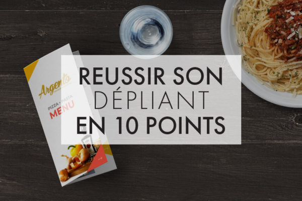 reussir son depliant