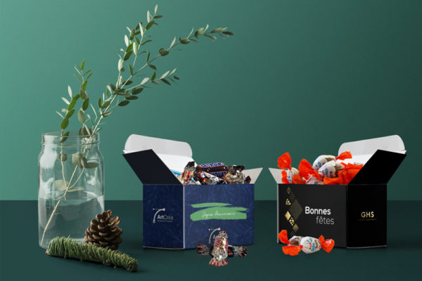 impression coffret friandises personnalisés